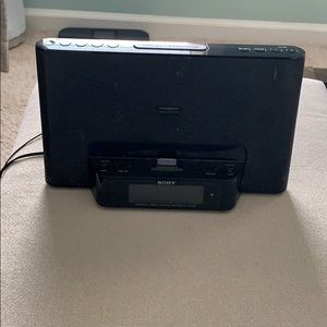 Sony alarm clock and speaker